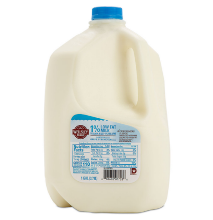 gallon of milk for 4.49 at Blackstone Market